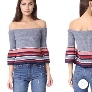 EUC Lovers and Friends off the shoulder sweater